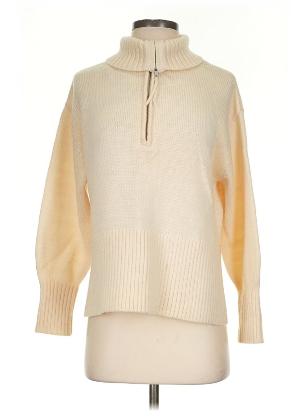 & Other Stories 100% Wool Half-Zip Sweater - Size M